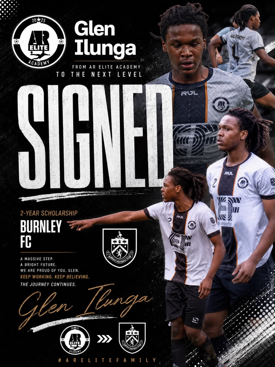 Glen Ilunga — AR Elite → Burnley FC