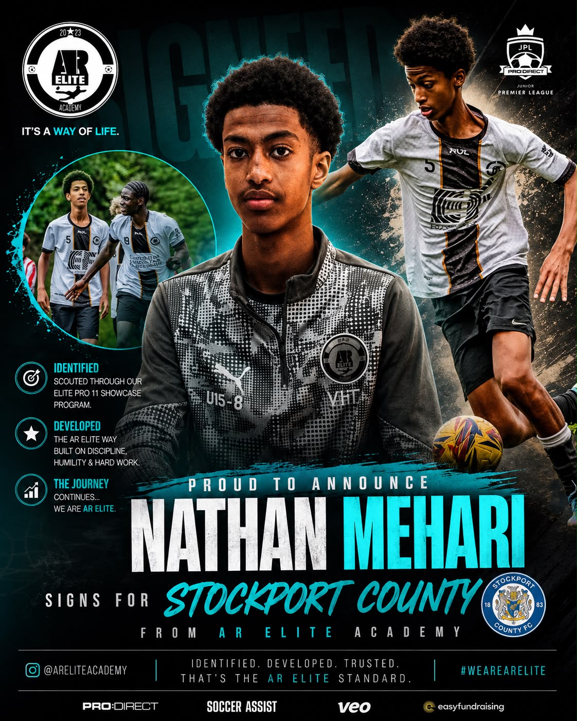Nathan Mehari — AR Elite → Stockport County